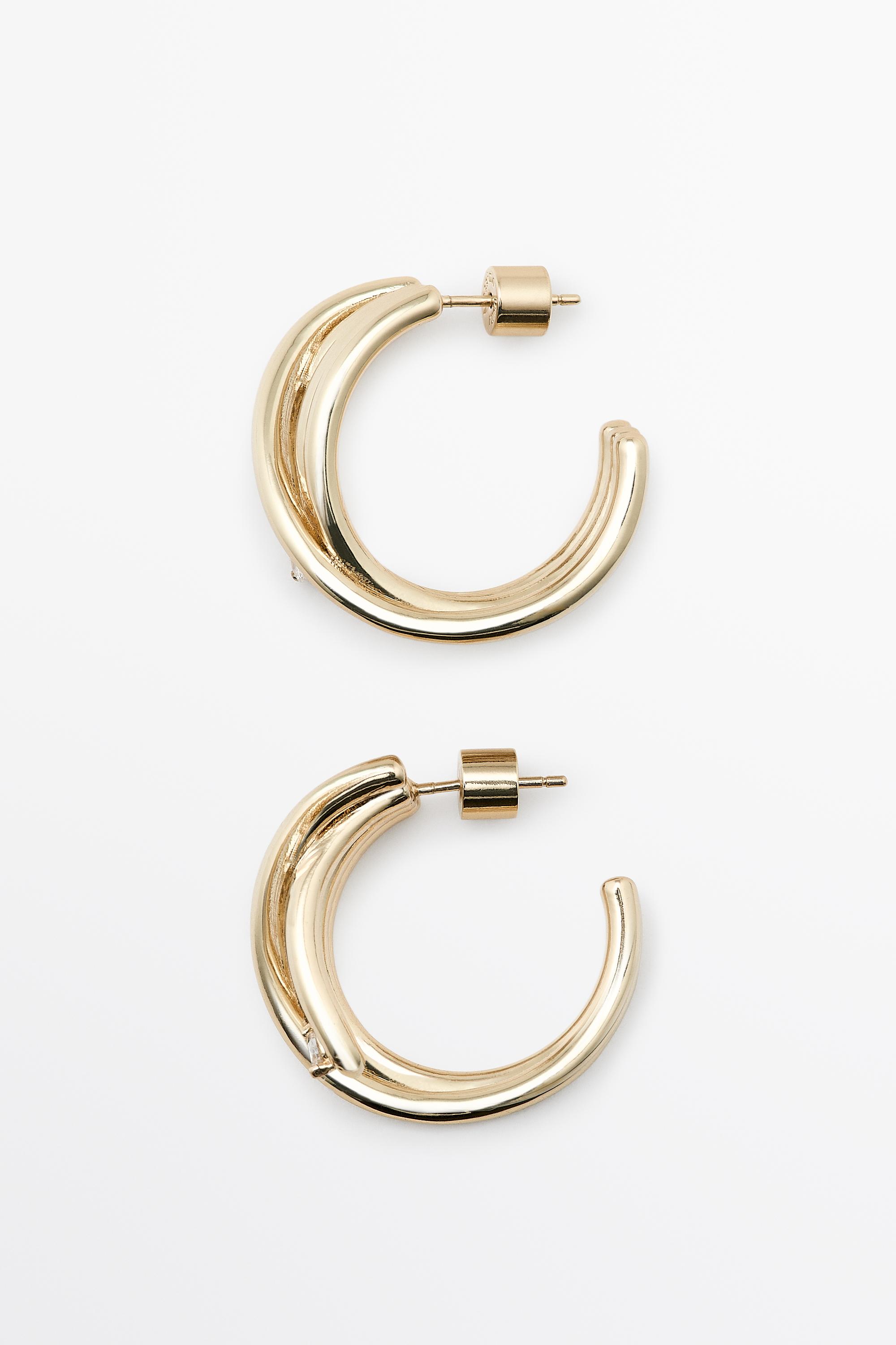 Boucles d’oreilles créoles brillantes